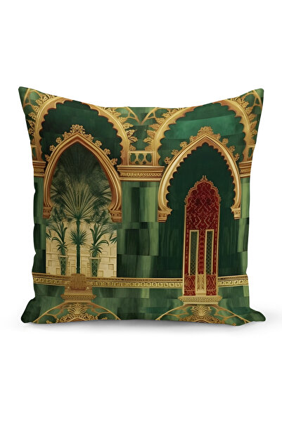 Bertille Home Ramadan Series Double Sided Digital Printed Throw Pillow Case (...
