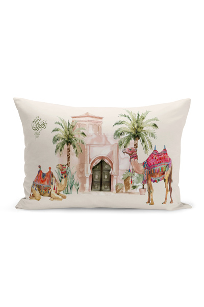 Bertille Home Ramadan Series Double Sided Digital Printed Throw Pillow Case (...