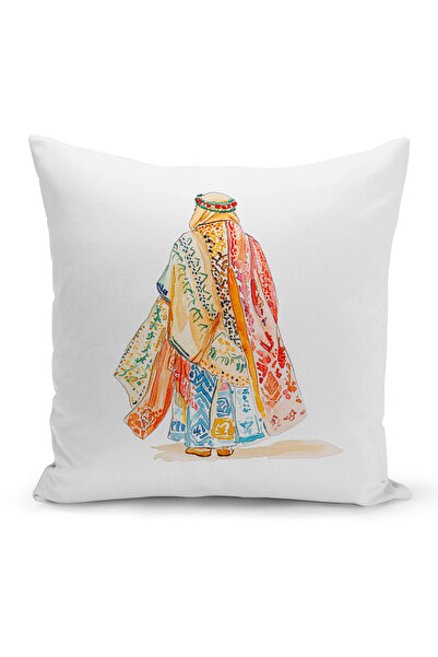 Bertille Home غطاء وسادة مطبوع رقميًا مزدوج الجوانب من سلسلة رمضان (غطاء سرير...