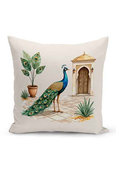 Bertille Home غطاء وسادة مطبوع رقميًا مزدوج الجوانب من سلسلة رمضان (غطاء سرير...