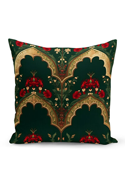 Bertille Home غطاء وسادة مطبوع رقميًا مزدوج الجوانب من سلسلة رمضان (غطاء سرير...