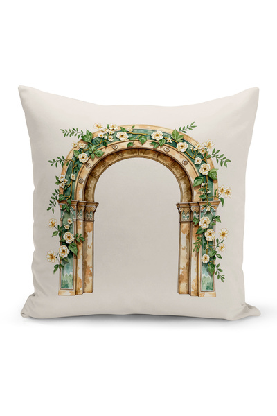 Bertille Home غطاء وسادة مطبوع رقميًا مزدوج الجوانب من سلسلة رمضان (غطاء سرير...