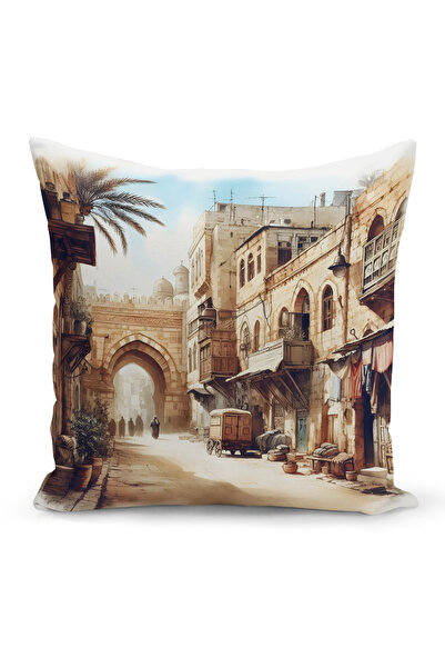 Bertille Home Ramadan Series Double Sided Digital Printed Throw Pillow Case (...