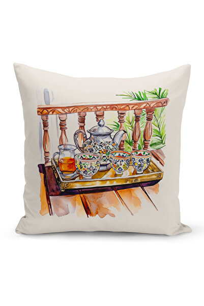 Bertille Home Ramadan Series Double Sided Digital Printed Throw Pillow Case (...