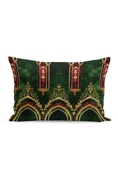 Bertille Home غطاء وسادة مطبوع رقميًا مزدوج الجوانب من سلسلة رمضان (غطاء سرير...