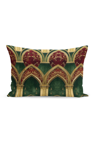 Bertille Home Κάλυμμα μαξιλαριού ριχτάρι σειράς Ramadan διπλής όψης με ψηφιακ...