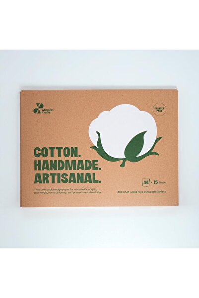 Generic ورق ألوان مائية A4 مصنوع يدويًا من القطن الخالص 100%