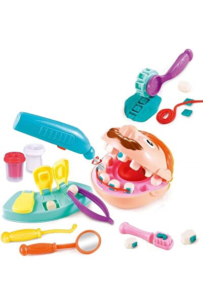 Arabest مجموعة صلصال لعب على شكل طبيب أسنان