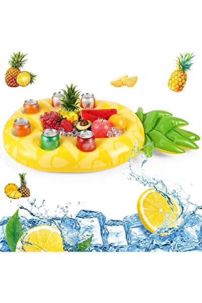 Generic Inflatable Pool Drink Holder - Pineapple