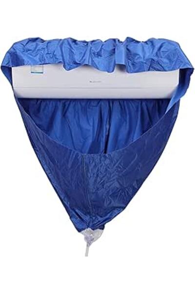 Lawazim غطاء تنظيف مكيف الهواء مزود بفتحة تصريف وخرطوم بطول 2.8 متر - غطاء تن...