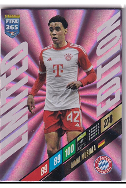 Panini Fifa 365 Adrenalyn 2024 Card Limited Edition Jamal Musiala