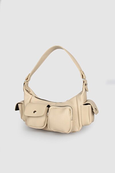 Store حقيبة جلدية نسائية من Sabers Model Baget بتفاصيل جيب