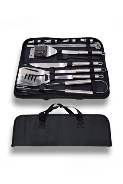 BEC39 طقم أدوات شواء متكامل - مثالي للرحلات والتخييم