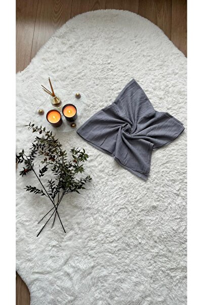 Karfa Scarfs Şal & Eşarp Gri Bambu Kraş Eşarp-Yumuşak Dokulu