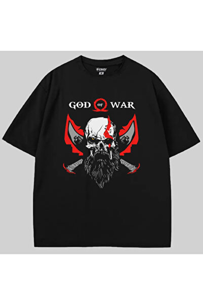 Crazy Голяма тениска „God of War“