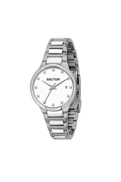 Sector Watch R3253524502, silver stainless steel, white dial, 34mm case