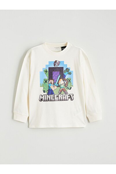 LC Waikiki LCW beba Minecraft Štampano majica za dečake