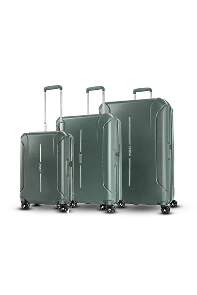American Tourister TECHNUM 3PCS URBAN GREEN