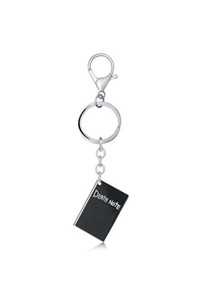 Miniso K00709-02 Anime Death Note Keychain Double L Black Notebook Pendant Ke...