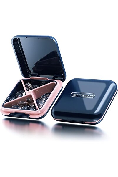 Arabest Four-Compartment Storage Box, 7-Day Sealed Moisture Resistant Dispens...