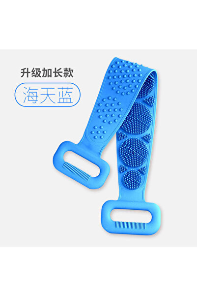Choice3 Blue Body Sponge Silicone Back Brushes Bath Towels Scrubber Rubbing B...