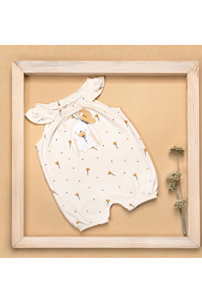 NiLi Embroidered Detail Baby Girl Tulle Jumpsuit