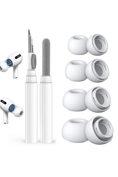 O Ozone AirPods Pro 3 Ear Tips Set with Cleaning Pen – 4 Sizes Soft Silicone ...