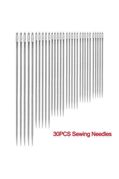 choice2 30 needles 30pcs Blind Sewing Needle Elderly Stainless Steel Quick Au...