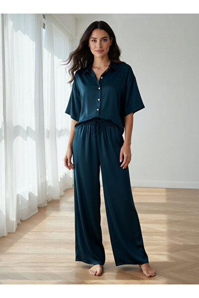 Aadaraya Pyjama Set Button-Down Shirt & Trousers