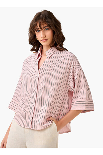 FAV Boxy Shirt with Stripes