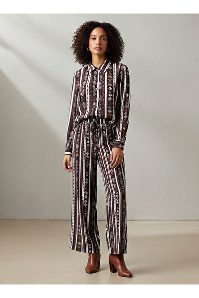 FAV Coord Set with Shirt & Wide Leg Pants