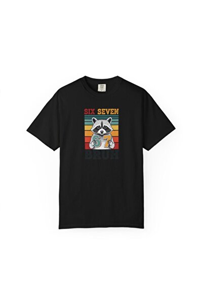 AiDesign T-shirt 67 "Six Seven" with Raccoon