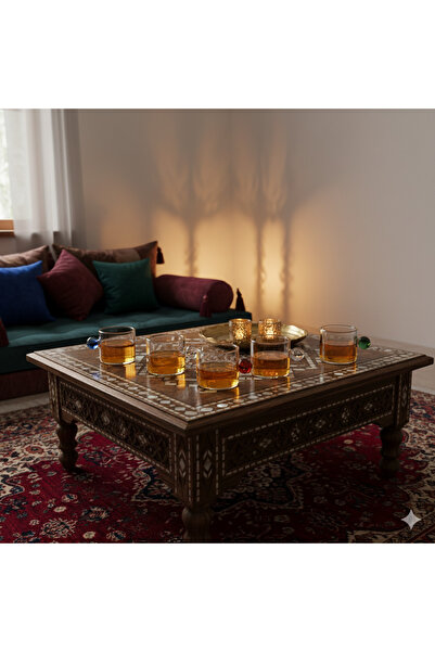 KB Daily Tea cups, colored ball handle,coffee mug set, 6-piece set, glass, 100ml