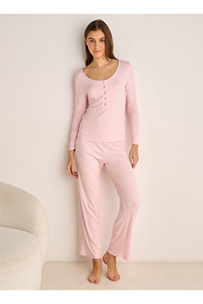 FAV Pyjama Set Button-Down T-shirt and Pants