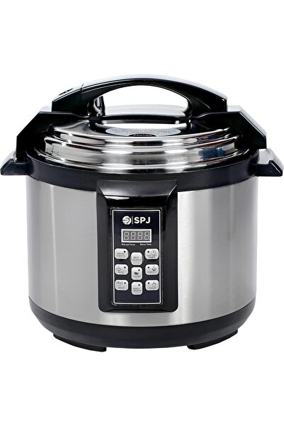 SPJ 5L Electric Rice & Pressure Cooker, 900W – Non-Stick Aluminium Inner Pot,...