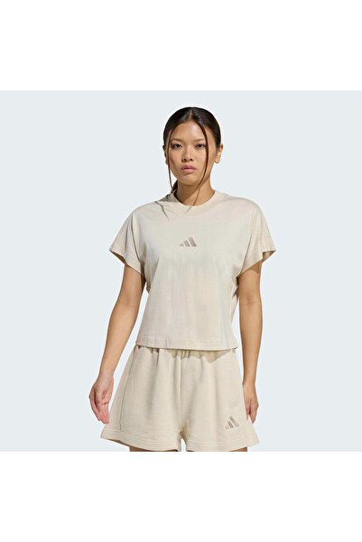 adidas All Szn Women's Beige T-Shirt (Jy7811)