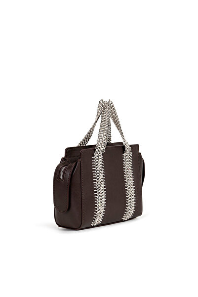 Twist METAL ZİNCİRLİ DERİ GÖRÜNÜMLÜ ÇANTA