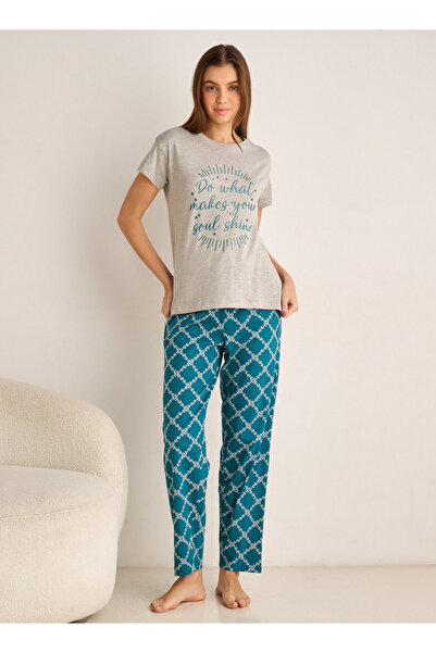 FAV Pyjama Set Printed T-shirt & Pyjama