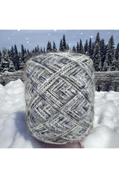 Kırlangıç 3 Ply Kid Mohair & Wool Boucle Blend Design Hand Knitting Yarn 130 Gr