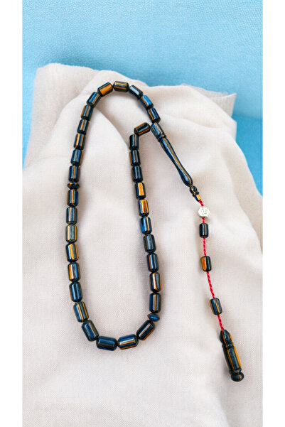 İnan Tesbih Signed Model Capsule Cut Camphor Tree Rosary