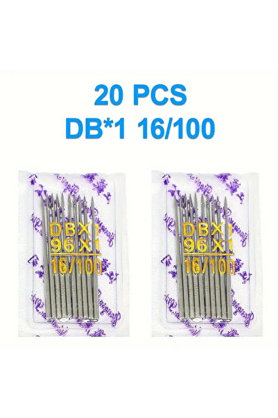 choice2 Number 16 20 Pieces Of DBX1 Sewing Machine Needles In Sizes 9/65, 11/...