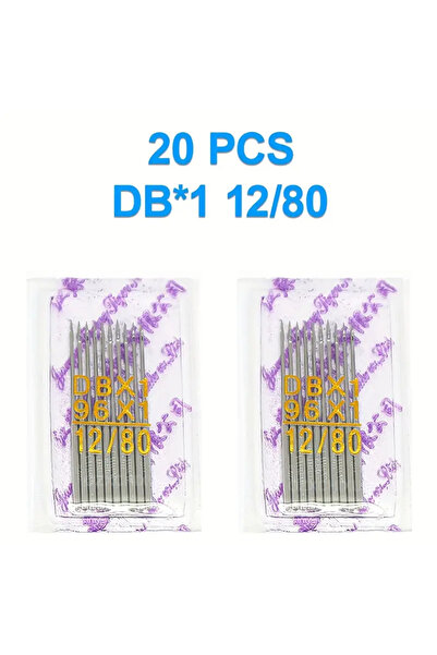 Choice4 Number 12 20 Pieces Of DBX1 Sewing Machine Needles In Sizes 9/65, 11/...