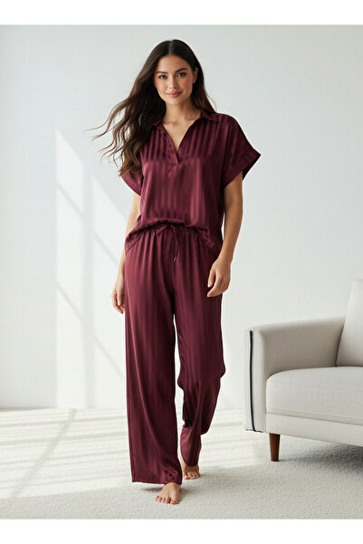 Aadaraya Pyjama Set Top & Wide Leg Bottom