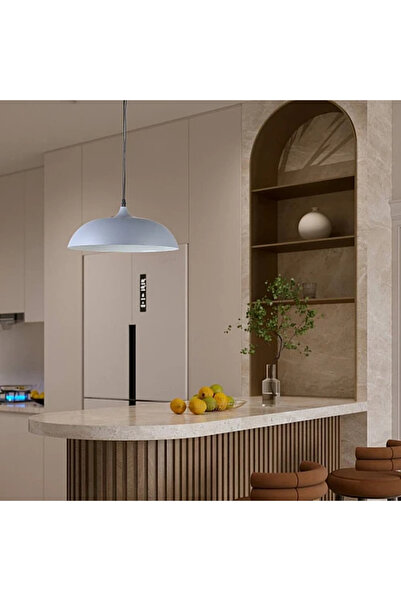 Humer علاقي مودرن رمادي مع ابيض E27*1L قطر 35 سم