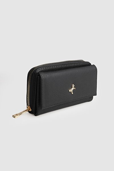 Store محفظة نسائية مفيدة من الجلد المجمد من ماركة Prave