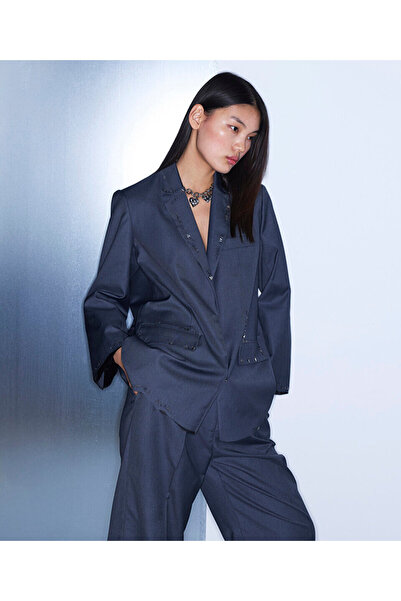 Twist İŞLEMELİ OVERSIZE BLAZER