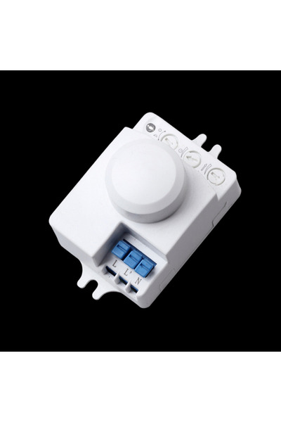 tg tek-iş global مستشعر حركة PIR 220 فولت - وقت ومسافة قابلة للتعديل، مفتاح ت...