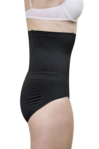 Glamroot Women's Cotton Waist Trainer Seamless High Waist Tummy Control Panty Shapewear Briefs Slimm