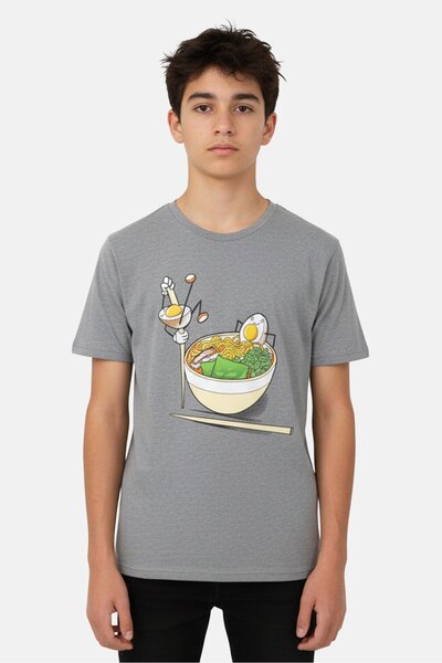 The Children's Place Kids Boy Short Sleeve Graphic Print T-Shirt, Heather Grey