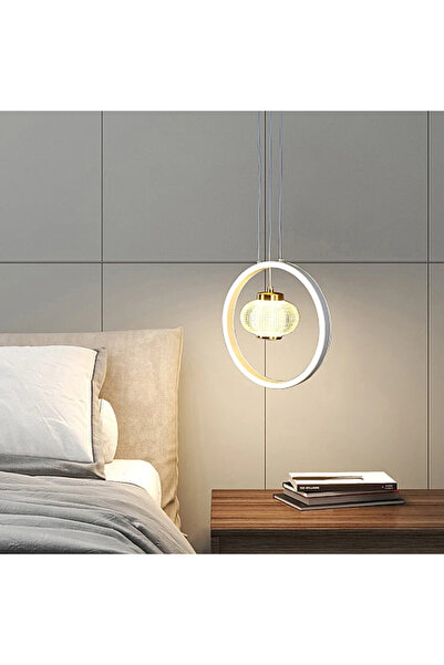 Humer نجف مودرن ابيض لون الانارة 3اضاءات 48 واط